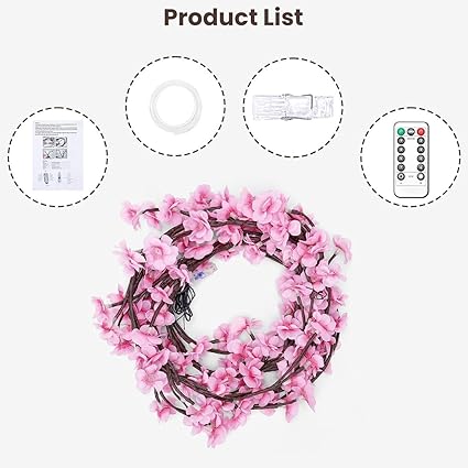 Cherry Blossom 🌸 LED Tree Branch Lights for Wall Decor