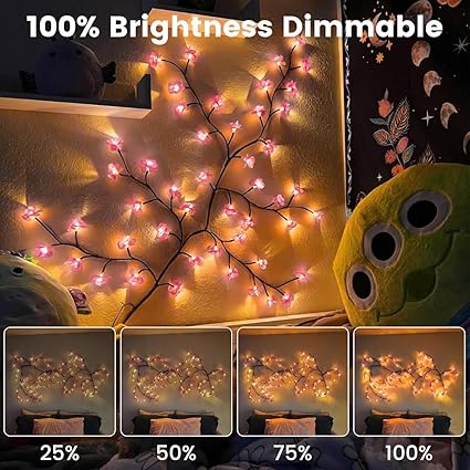 Cherry Blossom 🌸 LED Tree Branch Lights for Wall Decor